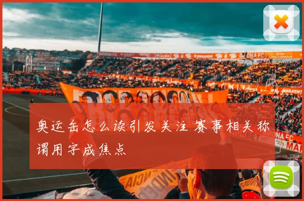 奥运缶怎么读引发关注 赛事相关称谓用字成焦点